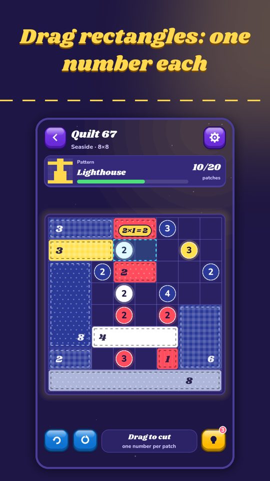 Quiltwise home screen